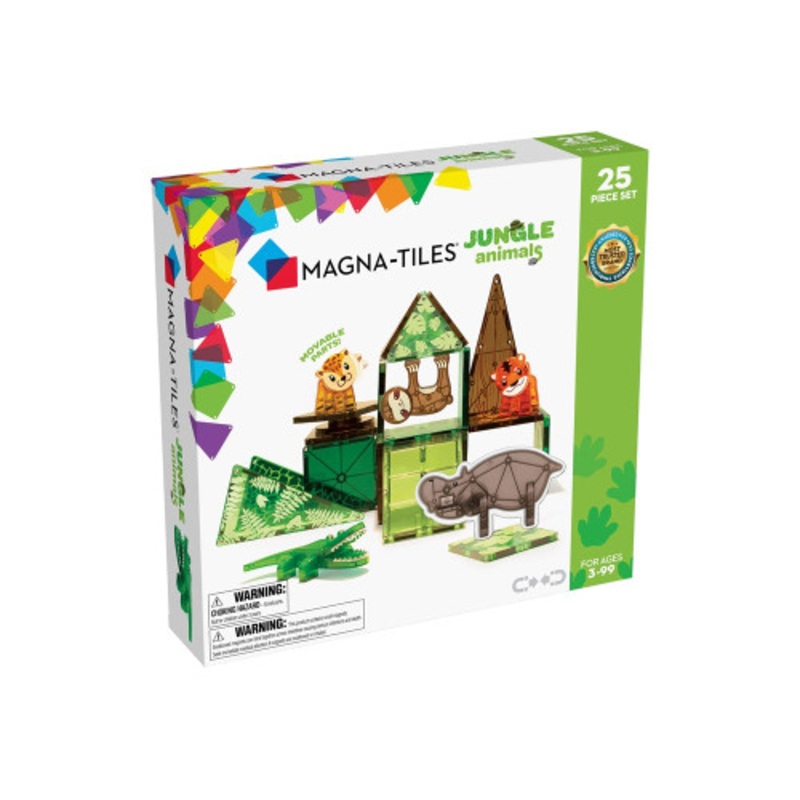 “MAGNA-TILES – Jungle Animals – 25 Piece Set”