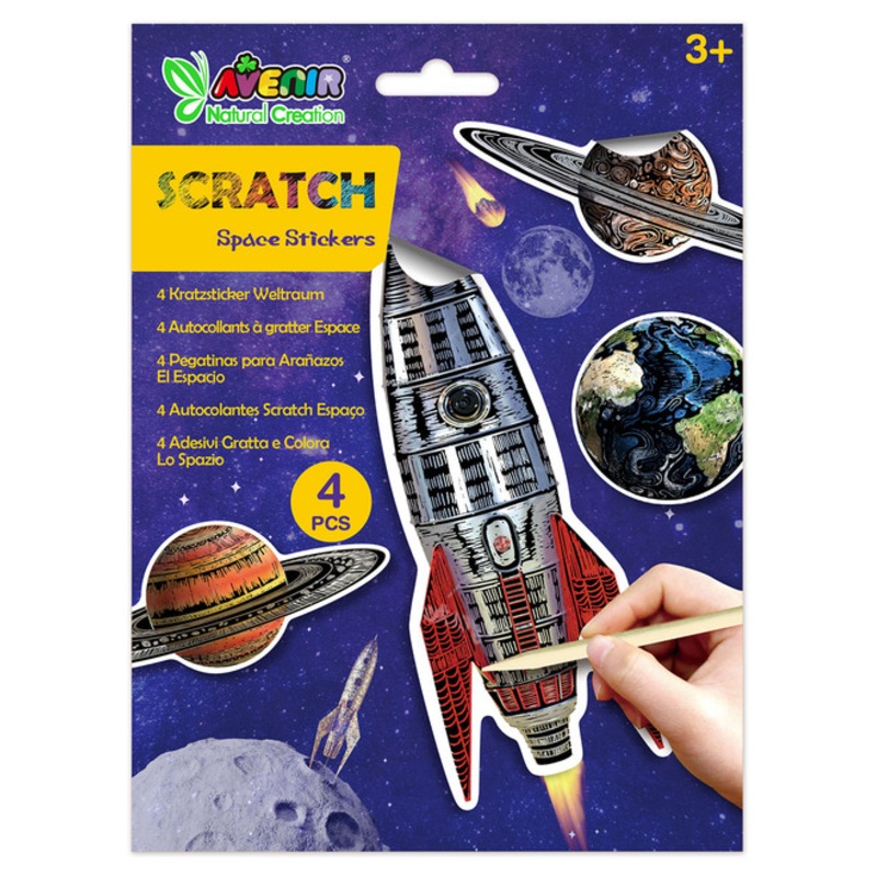 “Avenir – Scratch Stickers – Space”
