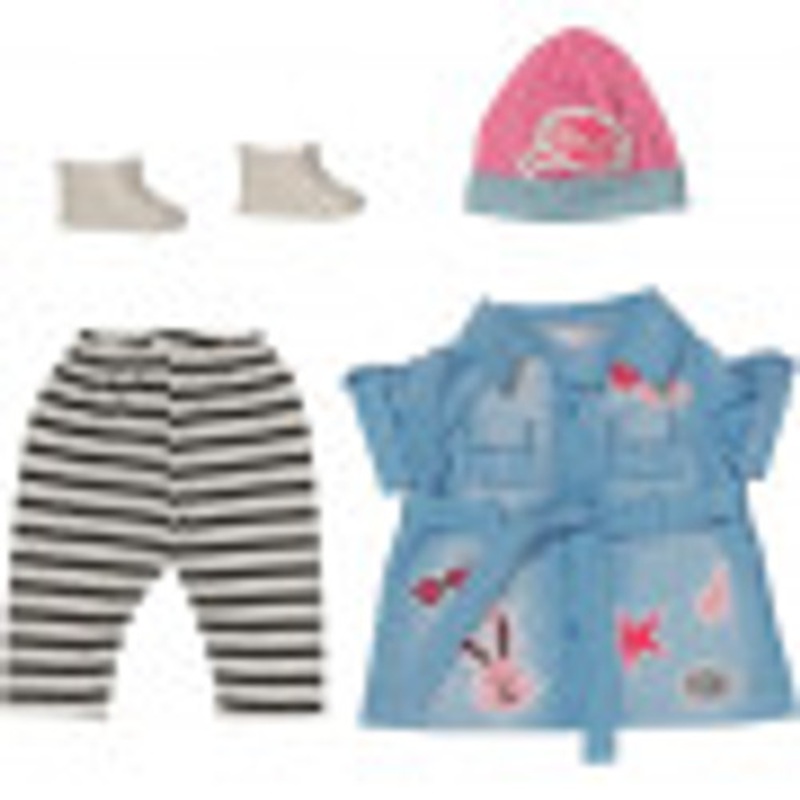“Baby Born – Deluxe Jeans Dress Set 43cm”