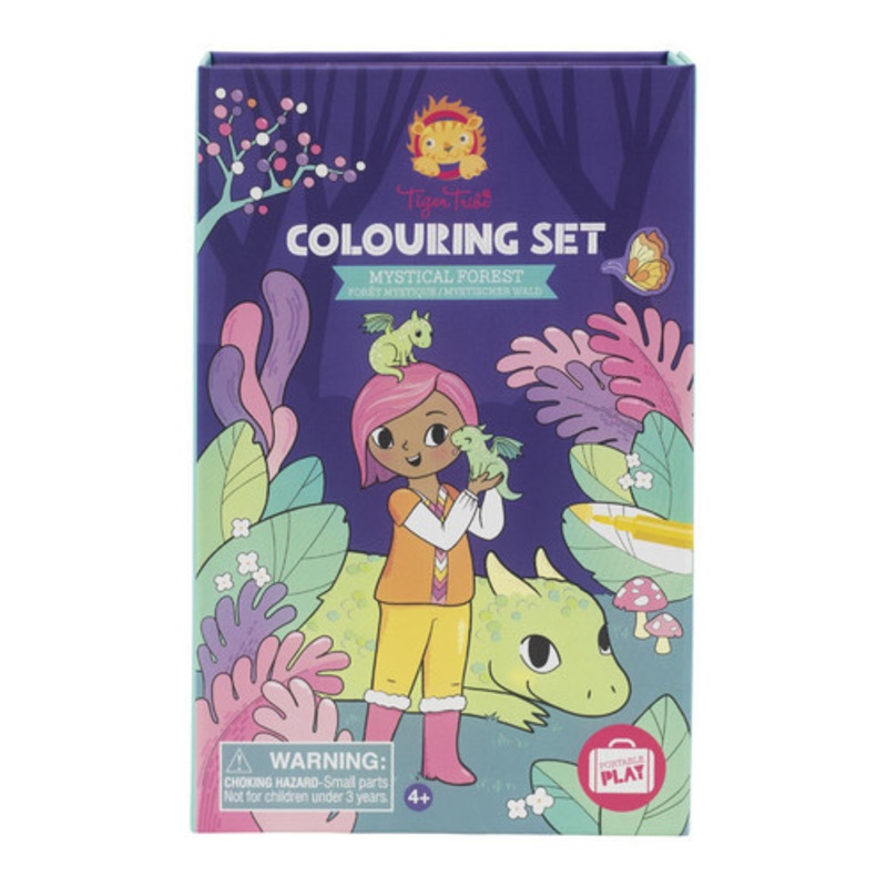 “Tiger Tribe Colouring Set – Mystical Forest”