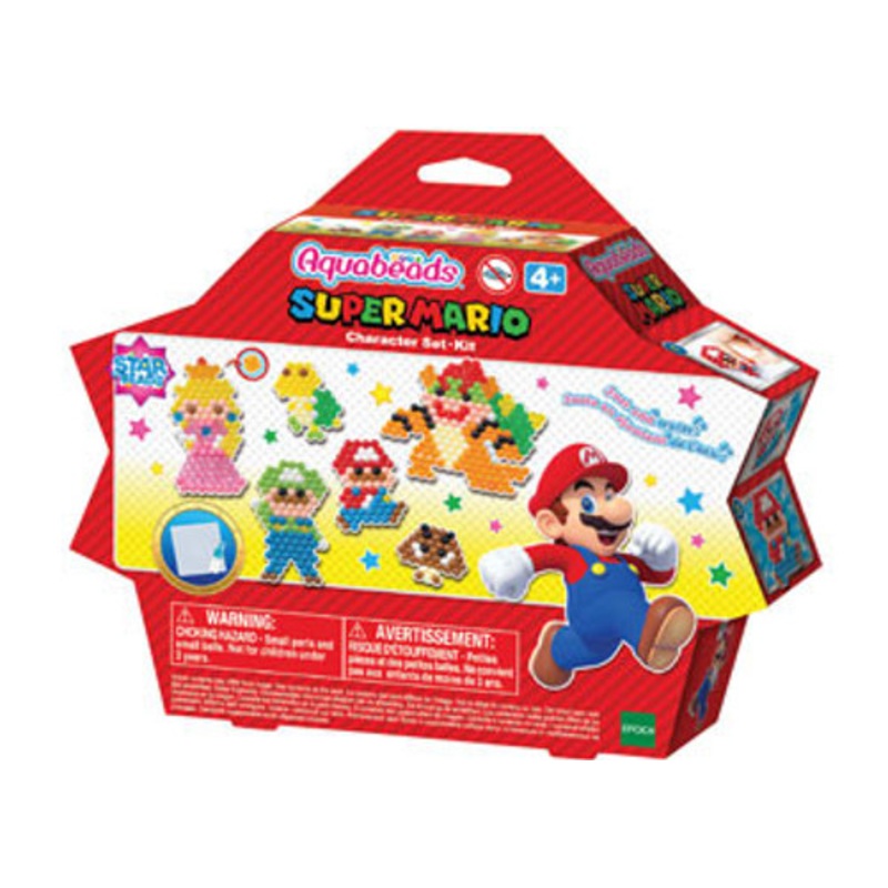 “Aquabeads – Super Mario Character Set **Damaged Packaging**”