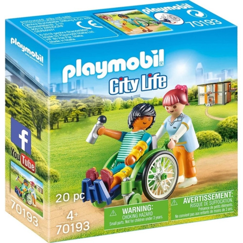 “Playmobil City Life – Patient in Wheelchair 70193”