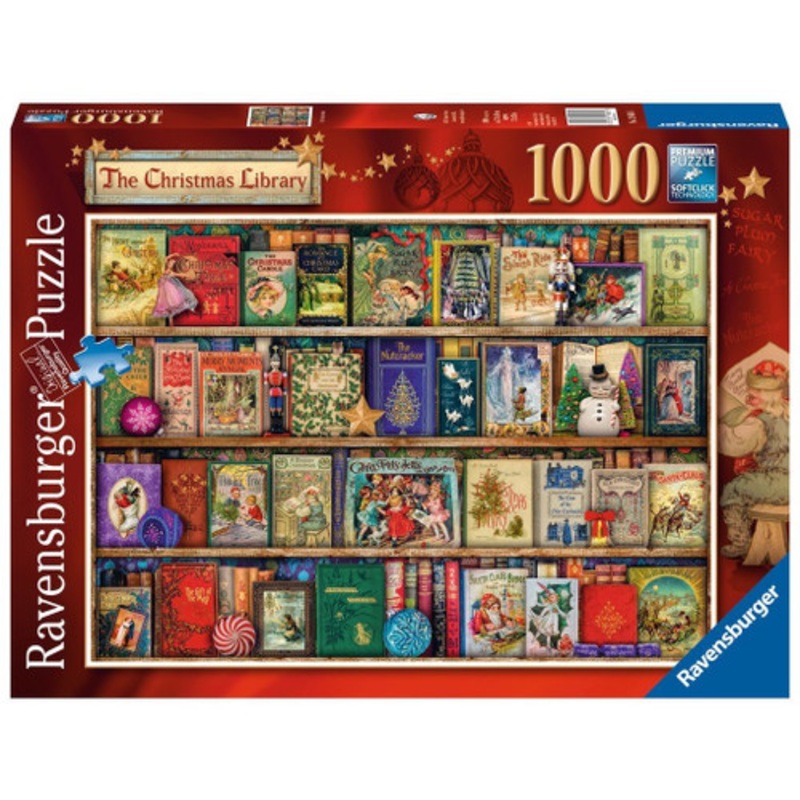“Ravensburger 1000pc – The Christmas Library Puzzle”