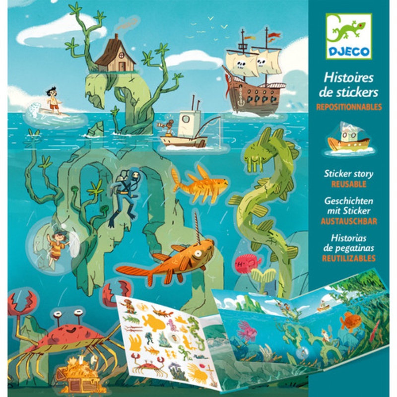 “Djeco – Adventures At Sea Stickers Set”