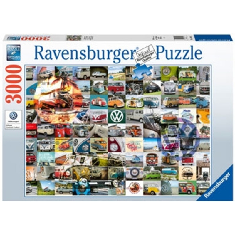 “Ravensburger 3000pc – 99 VW Bulli Moments Puzzle”