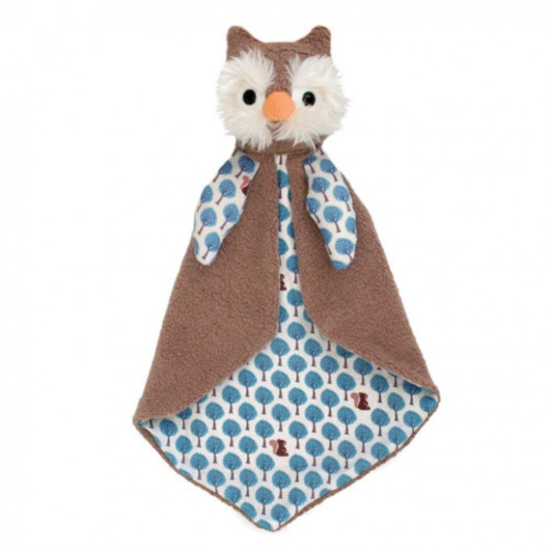 “Apple Park- Owl Patterned Blankie”