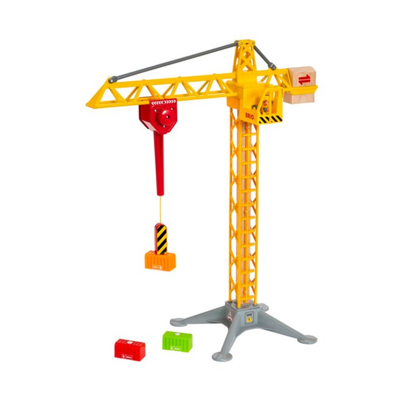 “BRIO Crane – Construction Crane w Lights 5 pcs”