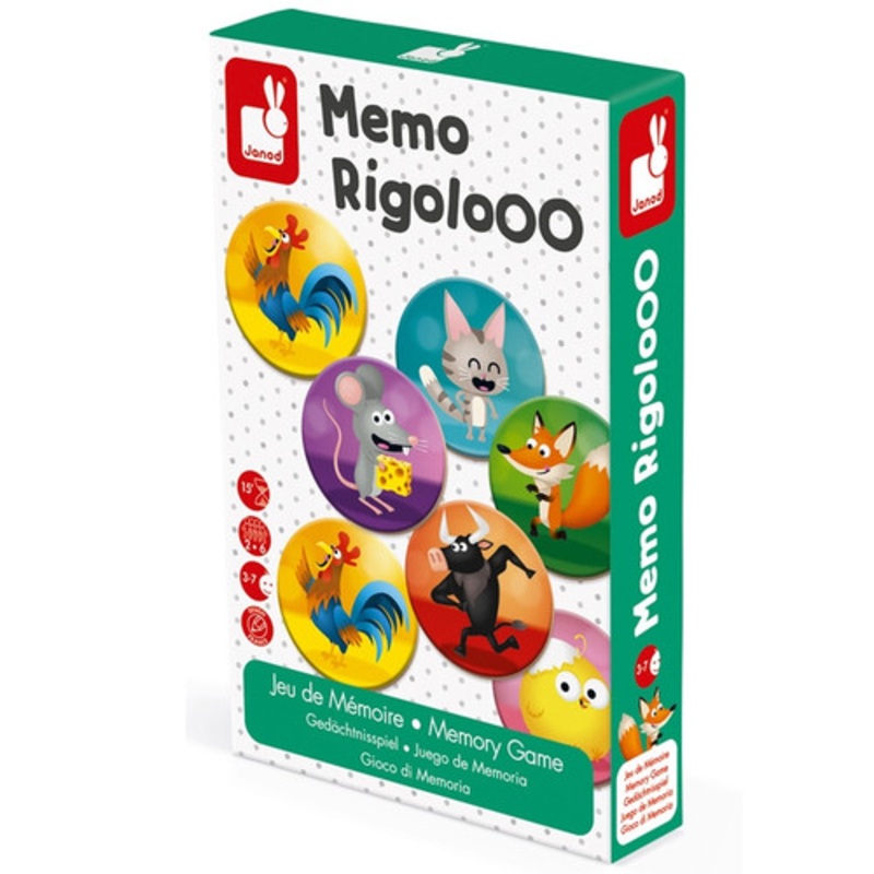 “Janod -Memory Game Rigolooo”