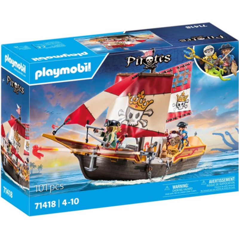 “Playmobil Pirates – Small Pirate Ship 71418”
