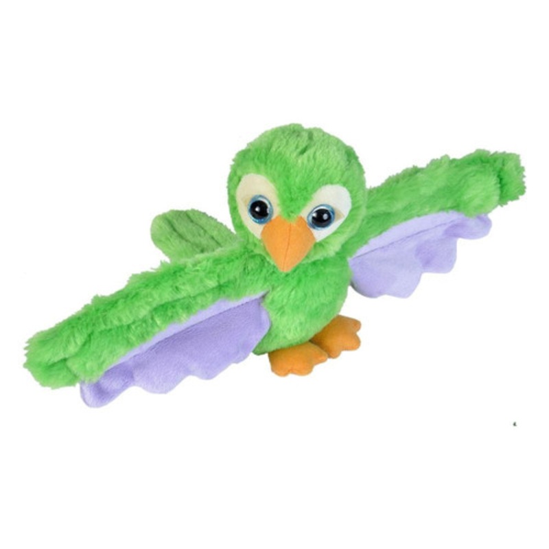 “Wild Republic – Huggers Green Parrot Stuffed Animal – 8″”