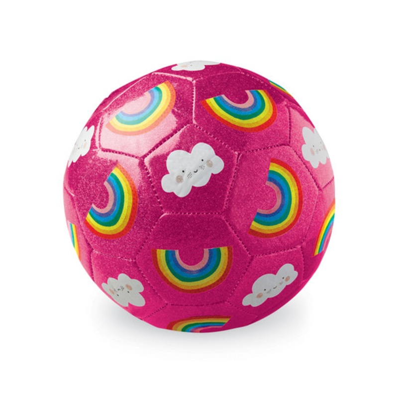 “Crocodile Creek – Glitter Soccer Ball – Rainbow (Size 3)”