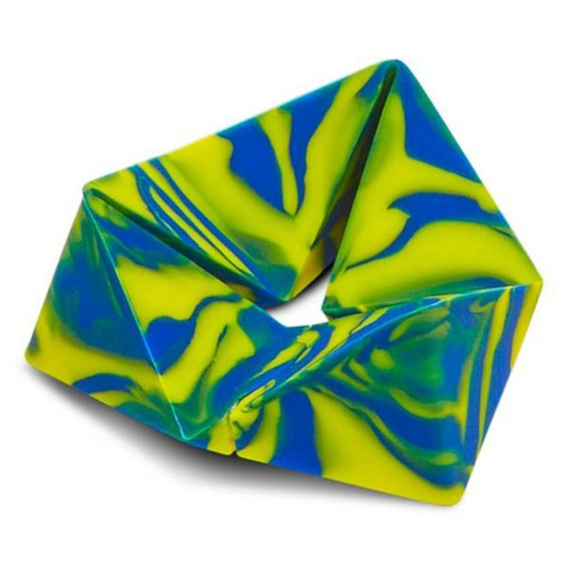“Flexygon Fidget Toy – Blue/Yellow”