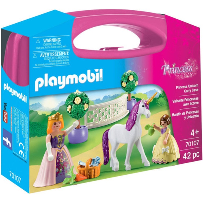“Playmobil Princess with Unicorn Carry Case 70107”