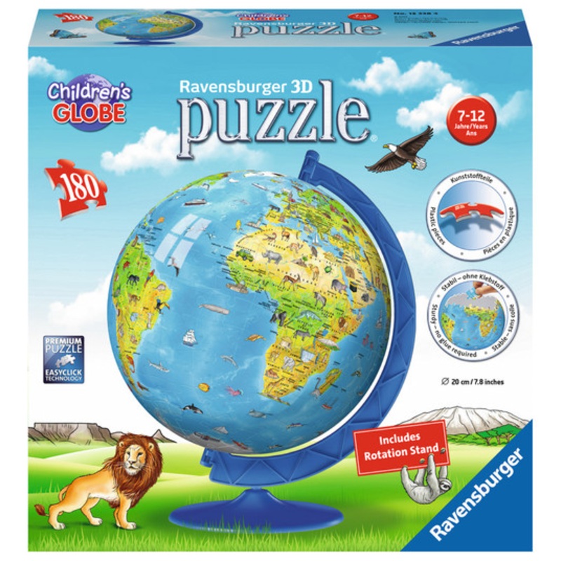 “Ravensburger 180pc – Children’s Globe 3D Puzzleball”