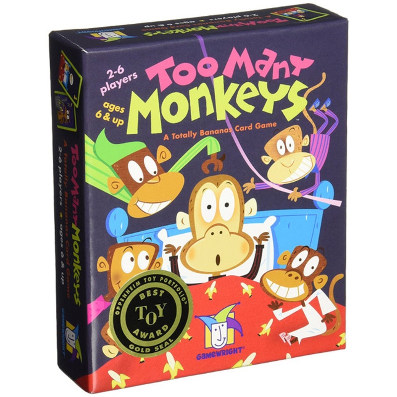 “Too Many Monkeys Card Game – by Gamewright”