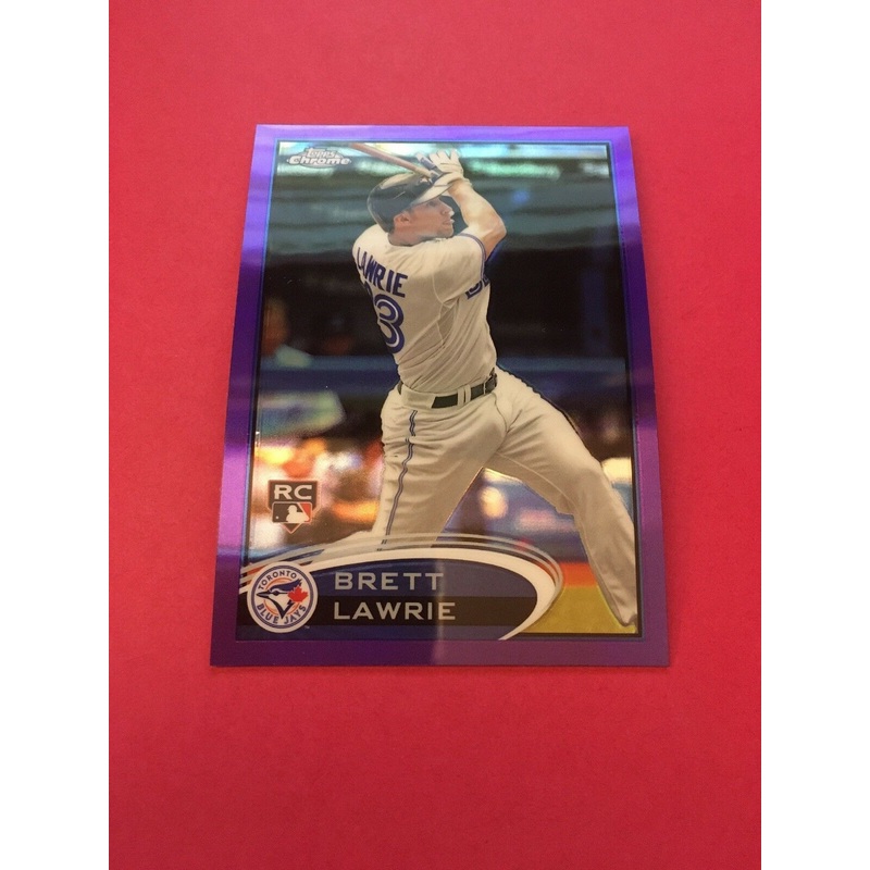 Brett Lawrie Blue Jays 2012 Topps Chrome Purple Refractor Rookie#173