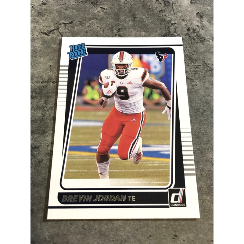 Brevin Jordan Texans 2021 Panini Donruss Rated Rookie #308