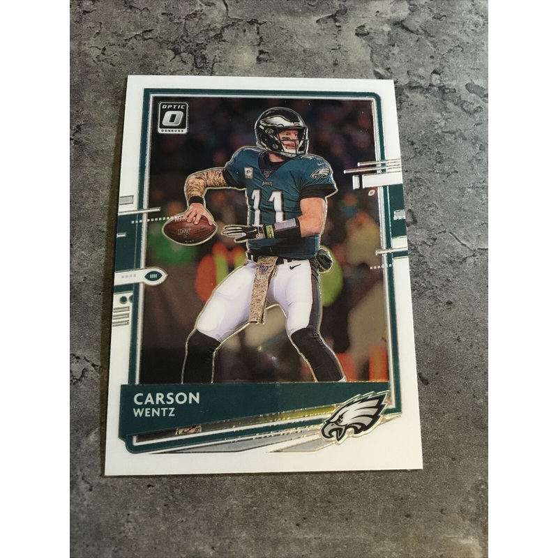 Carson Wentz Eagles 2020 Panini Donruss Optic #79