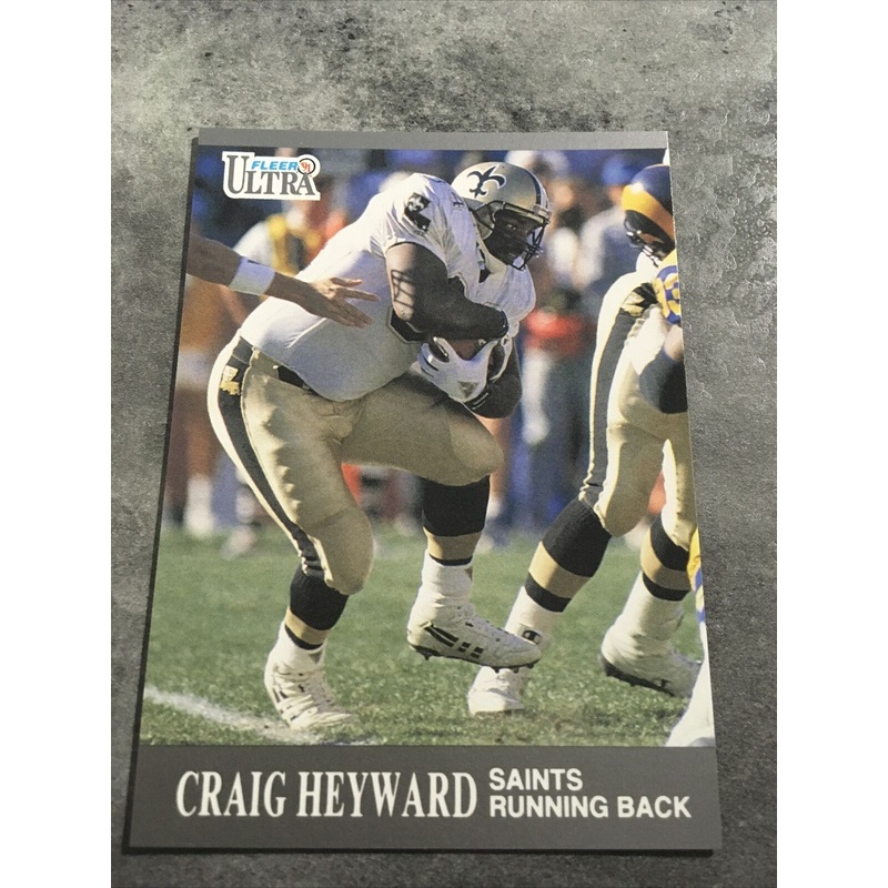 Craig Heyward Saints 1991 Fleer Ultra #207