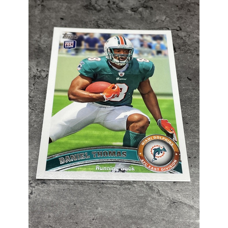 Daniel Thomas Dolphins 2011 Topps Rookie #366A
