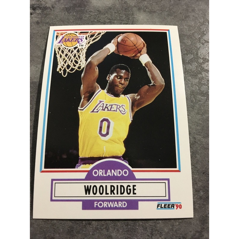 Orlando Woolridge Lakers 1990-1991 Fleer #96