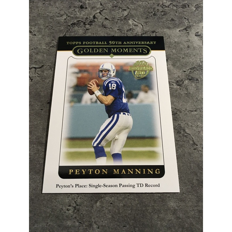 Peyton Manning Colts 2005 Topps Golden Moments #327