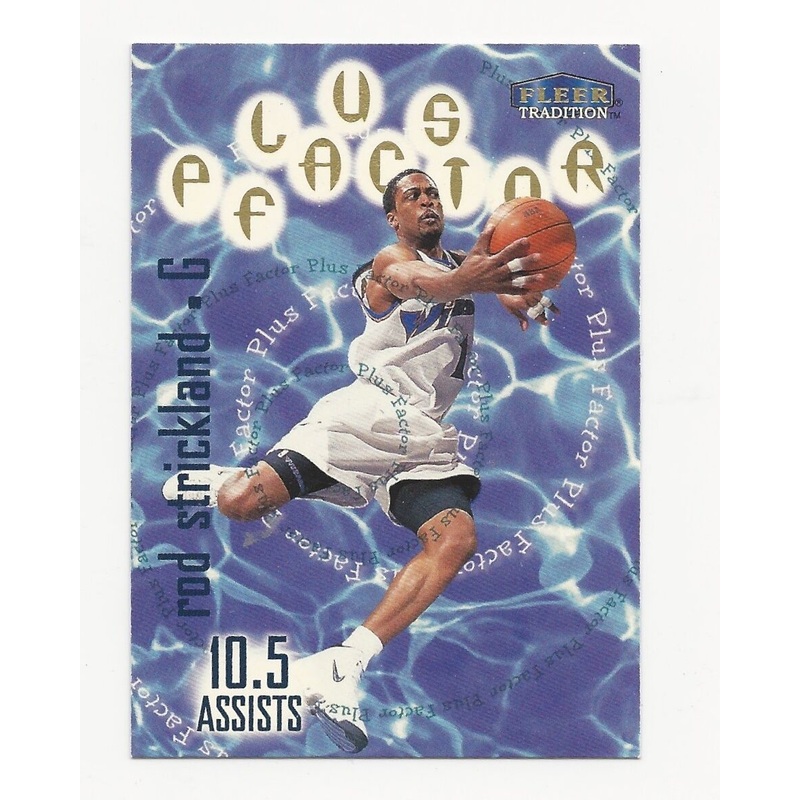 Rod Strickland Wizards 1998-1999 Fleer Tradition Plus Factor #133
