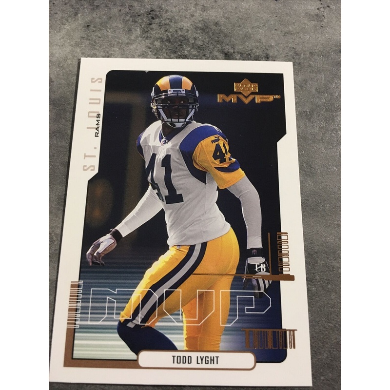 Todd Lyght Rams 2000 Upper Deck MVP #144