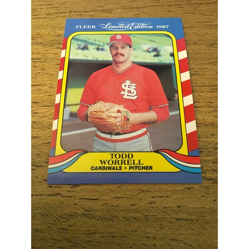 Todd Worrell Cardinals 1987 Fleer Limited Edition #43