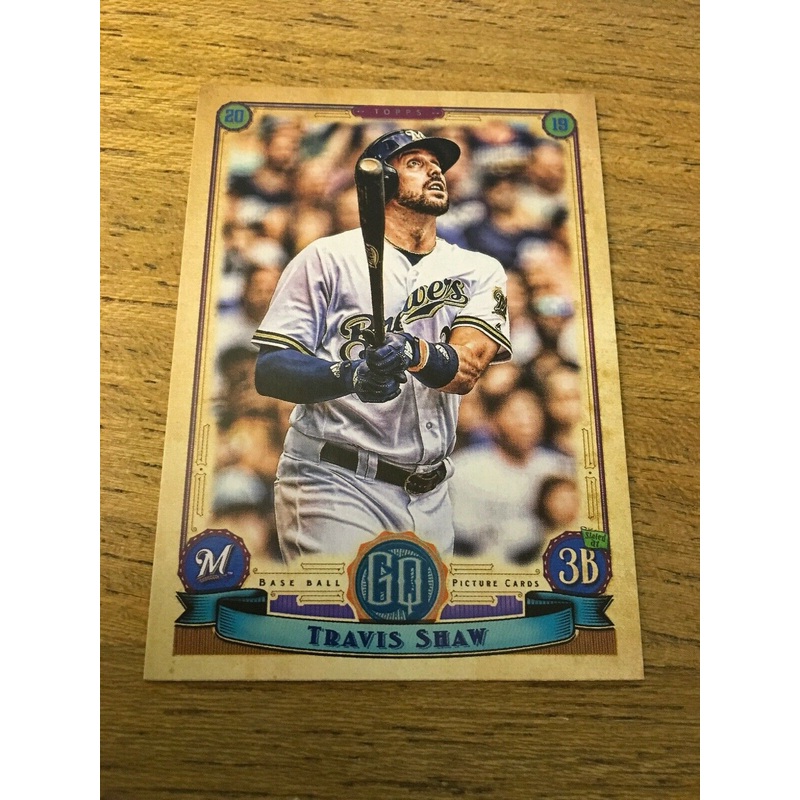 Travis Shaw Brewers 2019 Topps Gypsy Queen #169