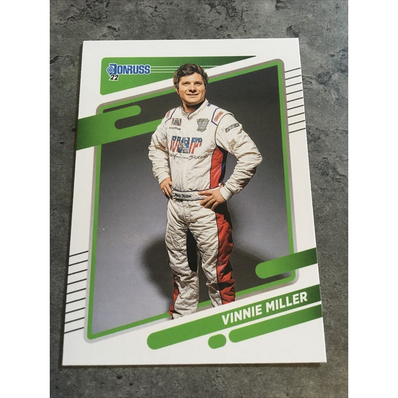 Vinnie Miller 2022 NASCAR Panini Donruss #89