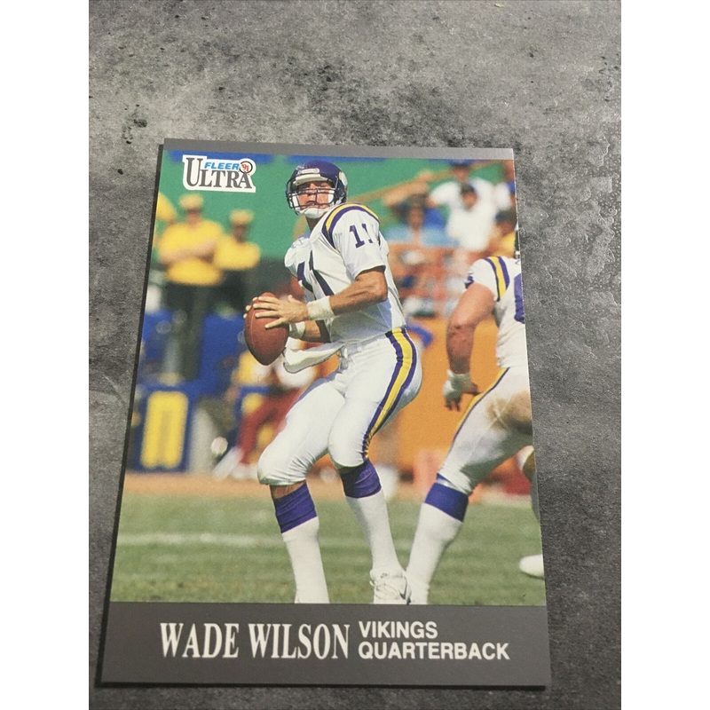 Wade Wilson Vikings 1991 Fleer Ultra #203