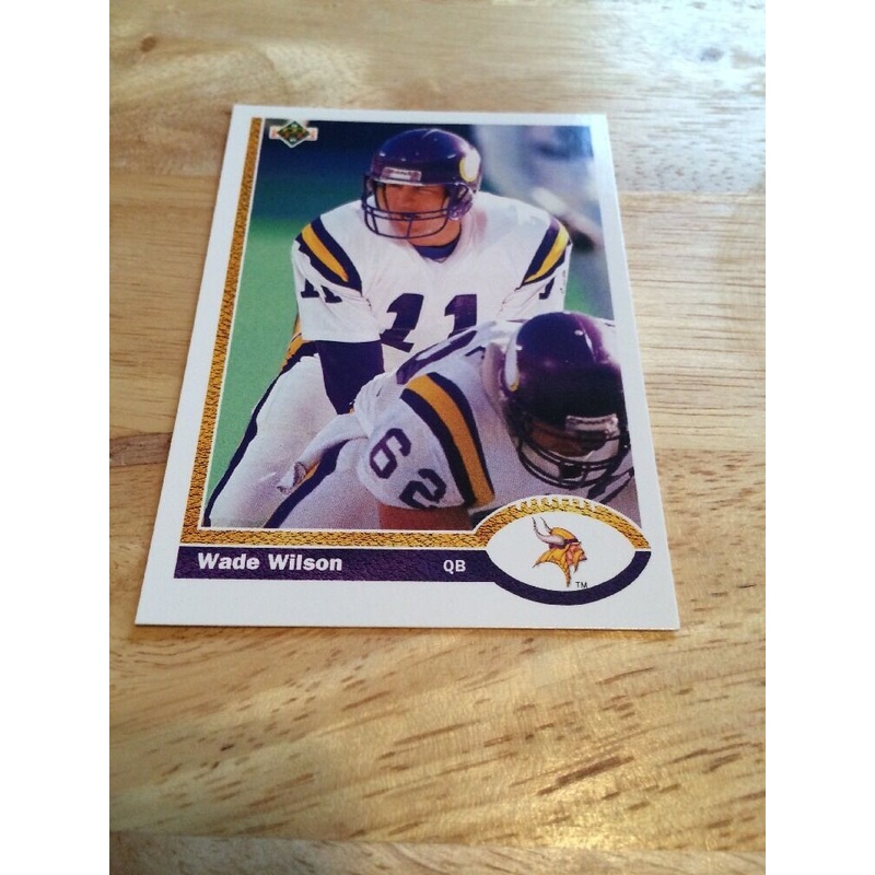 Wade Wilson Vikings 1991 Upper Deck #219