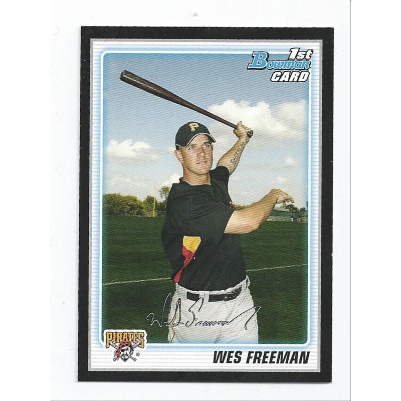 Wes Freeman Pirates 2010 Bowman Prospects Black #BP64