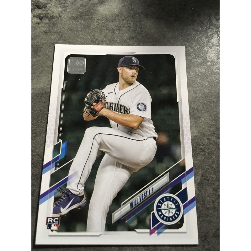 Will Vest Mariners 2021 Topps Update Rookie #US3