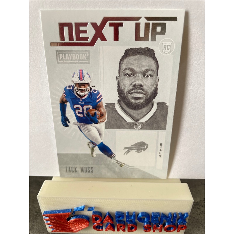 Zack Moss  Bills 2020 Panini Playbook Next Up Rookie #NU-30