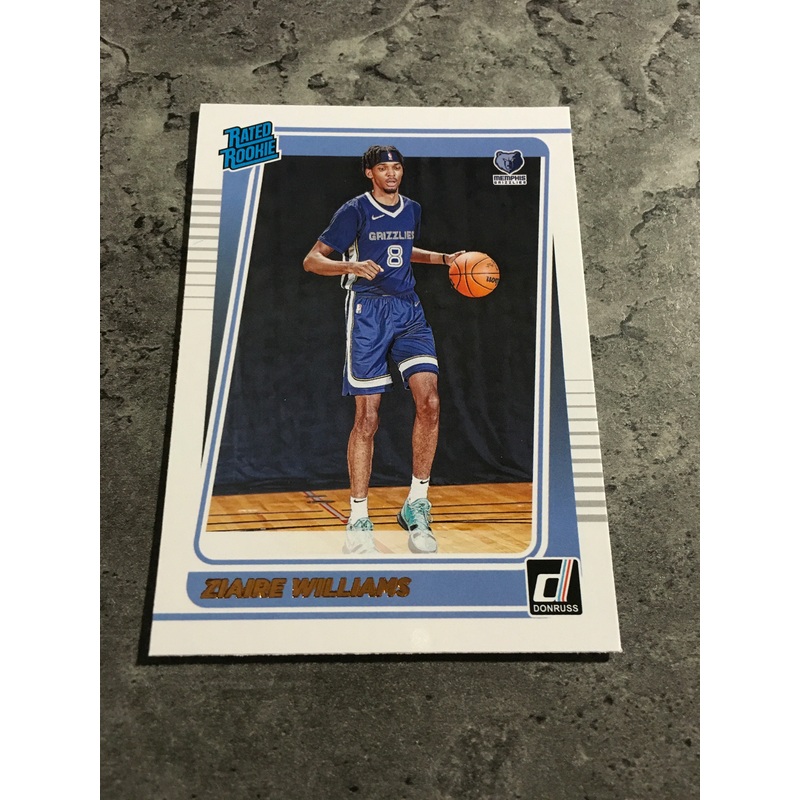 Ziaire Williams  Grizzlies 2021-22 Donruss Rookie #248