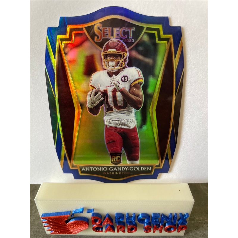 Antonio Gandy-Golden Washington Football Team 2020 Panini Select Blue Prizm Rookie #183
