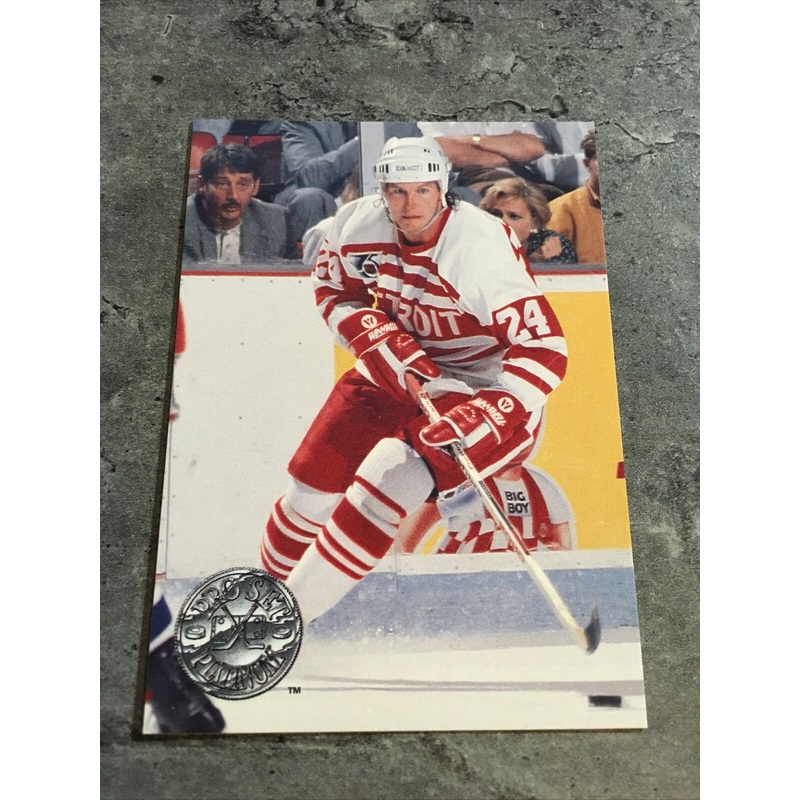 Bob Probert Red Wings 1991-92 Pro Set Platinum #34