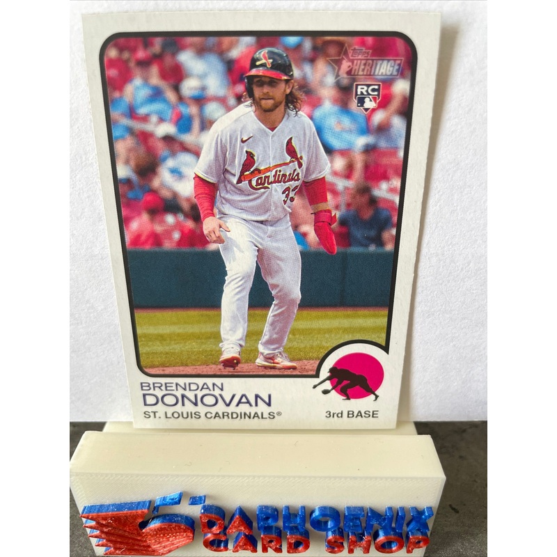 Brendan Donovan  Cardinals 2022 Topps Heritage Rookie #543