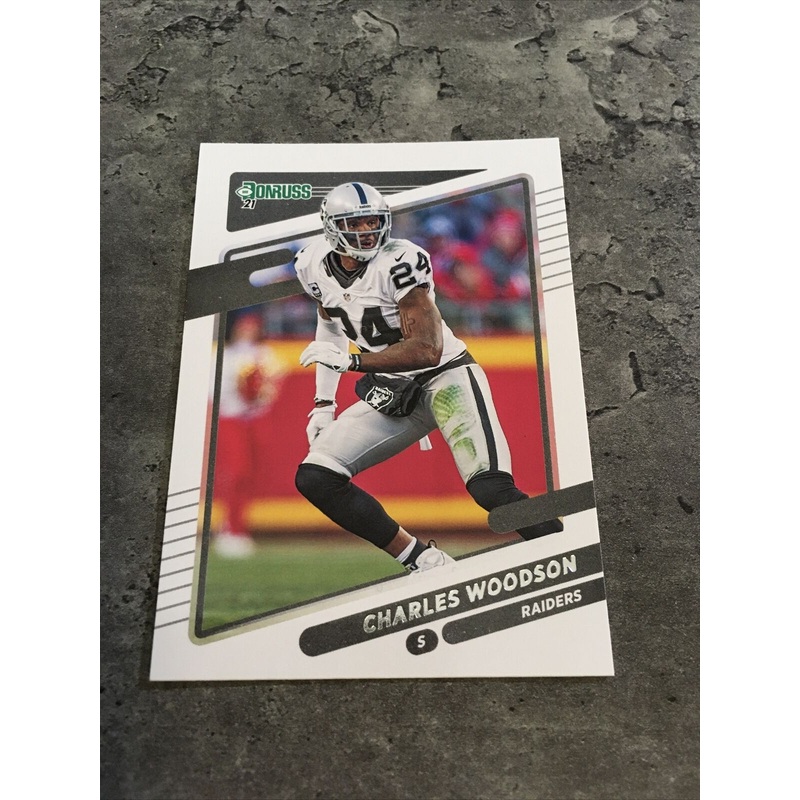 Charles Woodson Raiders 2021 Panini Donruss #91