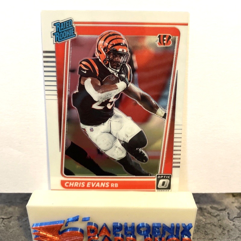 Chris Evans Bengals 2021 Panini Donruss Optic Rated Rookie#294
