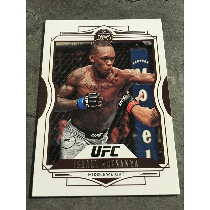 Israel Adesanya  UFC 2021 Panini Chronicles Legacy #48