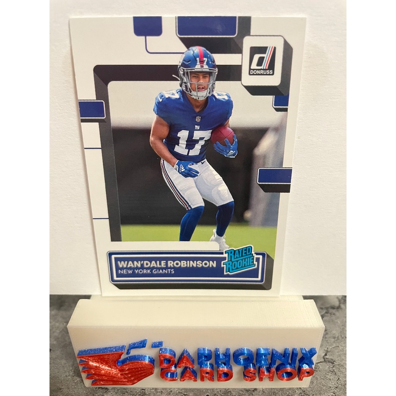 Wan’Dale Robinson Giants 2022 Panini Donruss Rated Rookie #320
