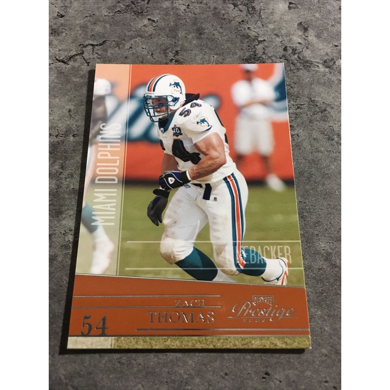 Zach Thomas Dolphins 2006 Playoff Prestige #86