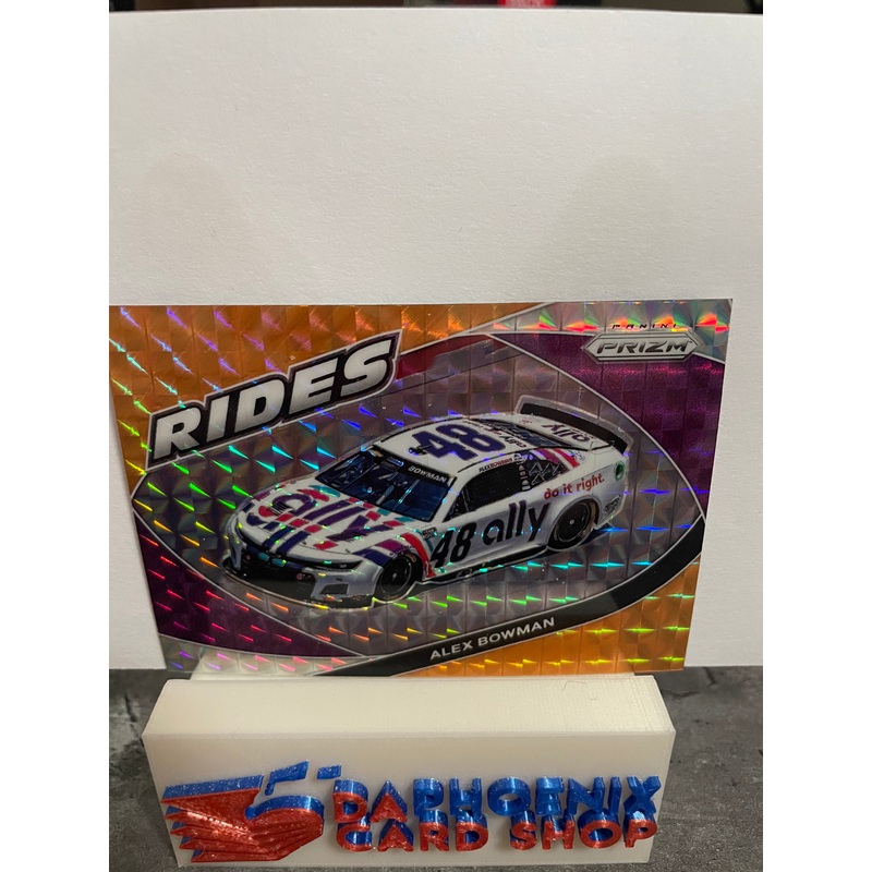 Alex Bowman  2022  NASCAR Panini Prizm Reactive Orange Prizm  Rides#64