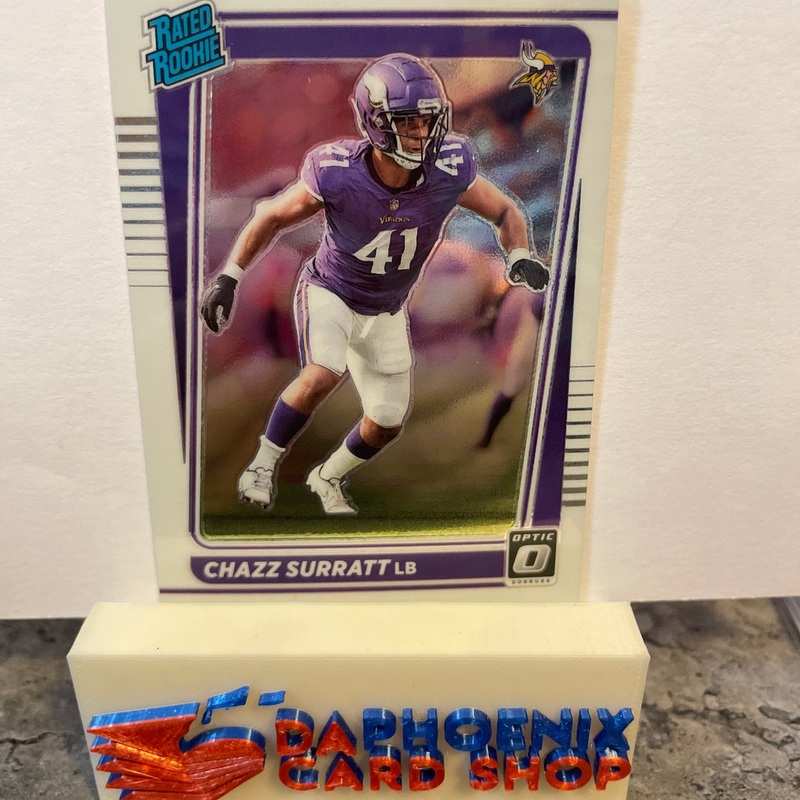 Chazz Surratt  Vikings  2021 Panini Donruss Optic Rated Rookie #280