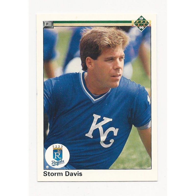 Storm Davis Royals 1990 Upper Deck #712