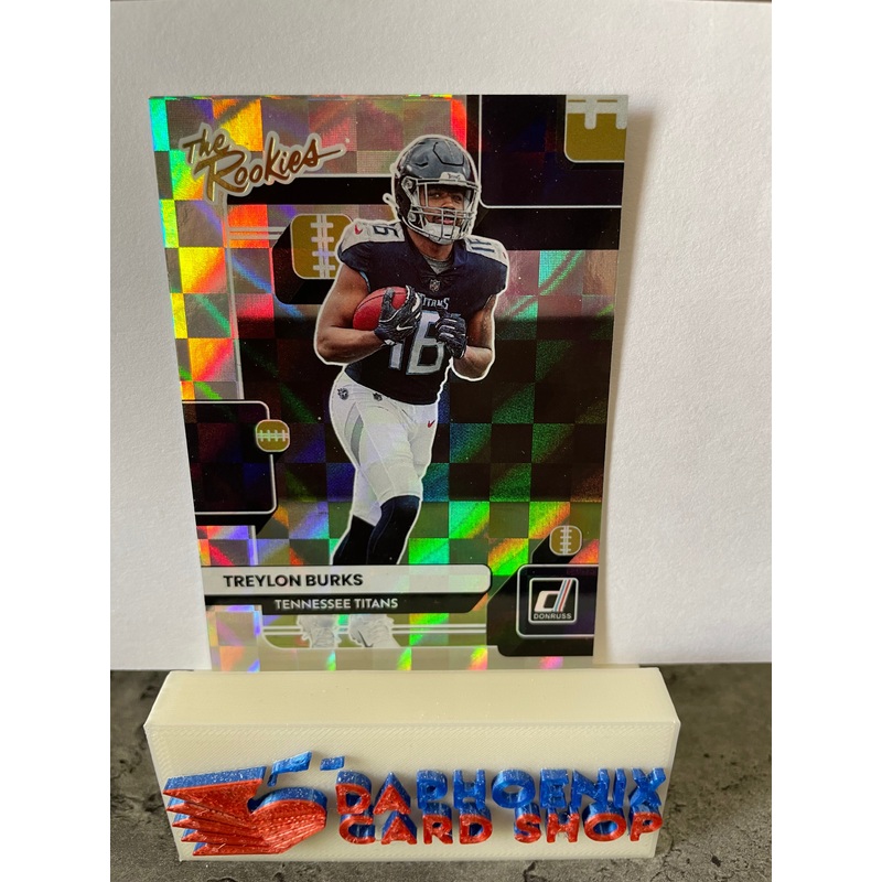 Treylon Burks  Titans 2022 Panini Donruss The Rookies #TR-12