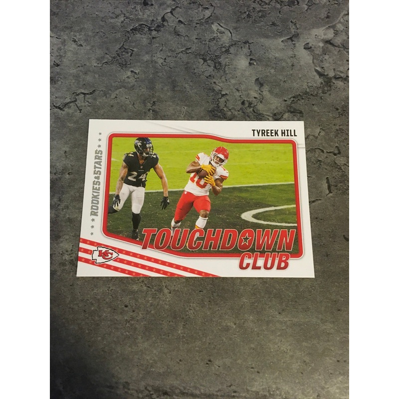 Tyreek Hill   Chiefs 2021 Panini Rookie & Stars Touchdown Club#TDC-4